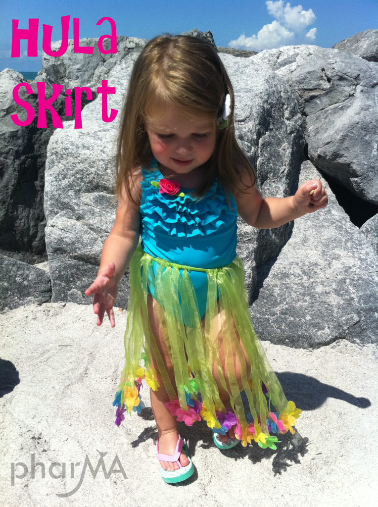 DIY Toddler Hula Skirt