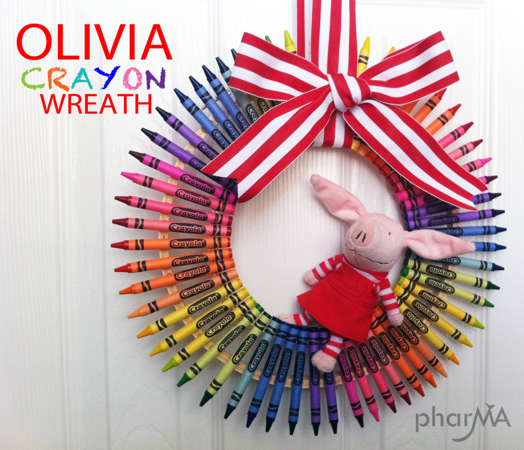 DIY Crayon Wreath