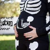 Pregnant Skeleton Costume