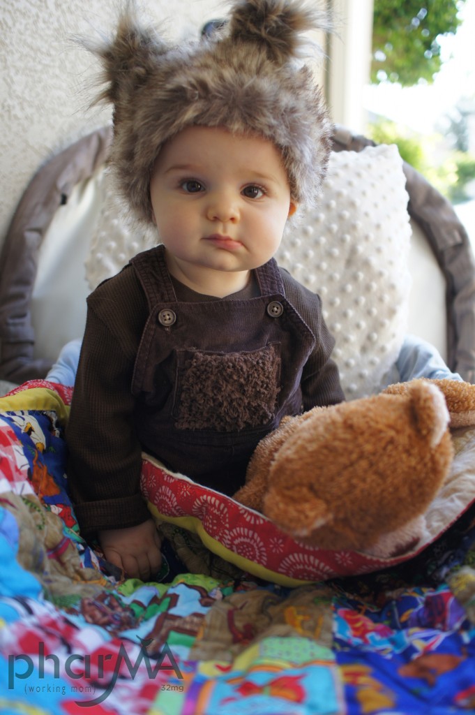 Baby Bear in Bed