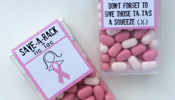 Free Printable, Tic Tacs, Go Pink, Breast Cancer Awareness Crafts, Save-A-Rack Tic Tacs