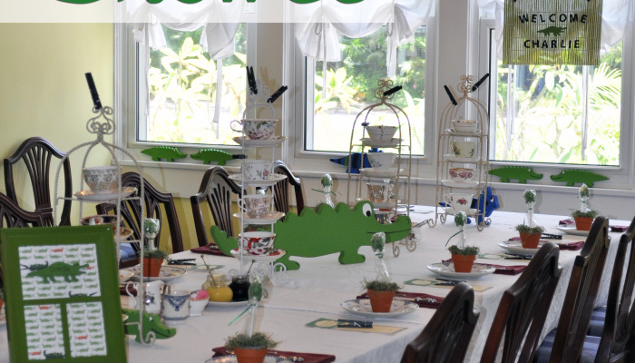 Gator Baby Shower, Alligator Baby Shower, UF Inspired Baby Shower